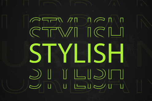 Stylish font image